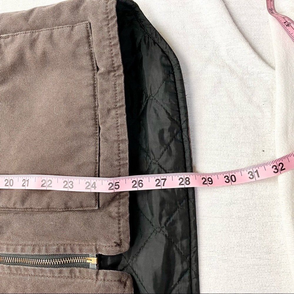 Carhartt Brown Vest with Black Collar - Picture 8 of 10
